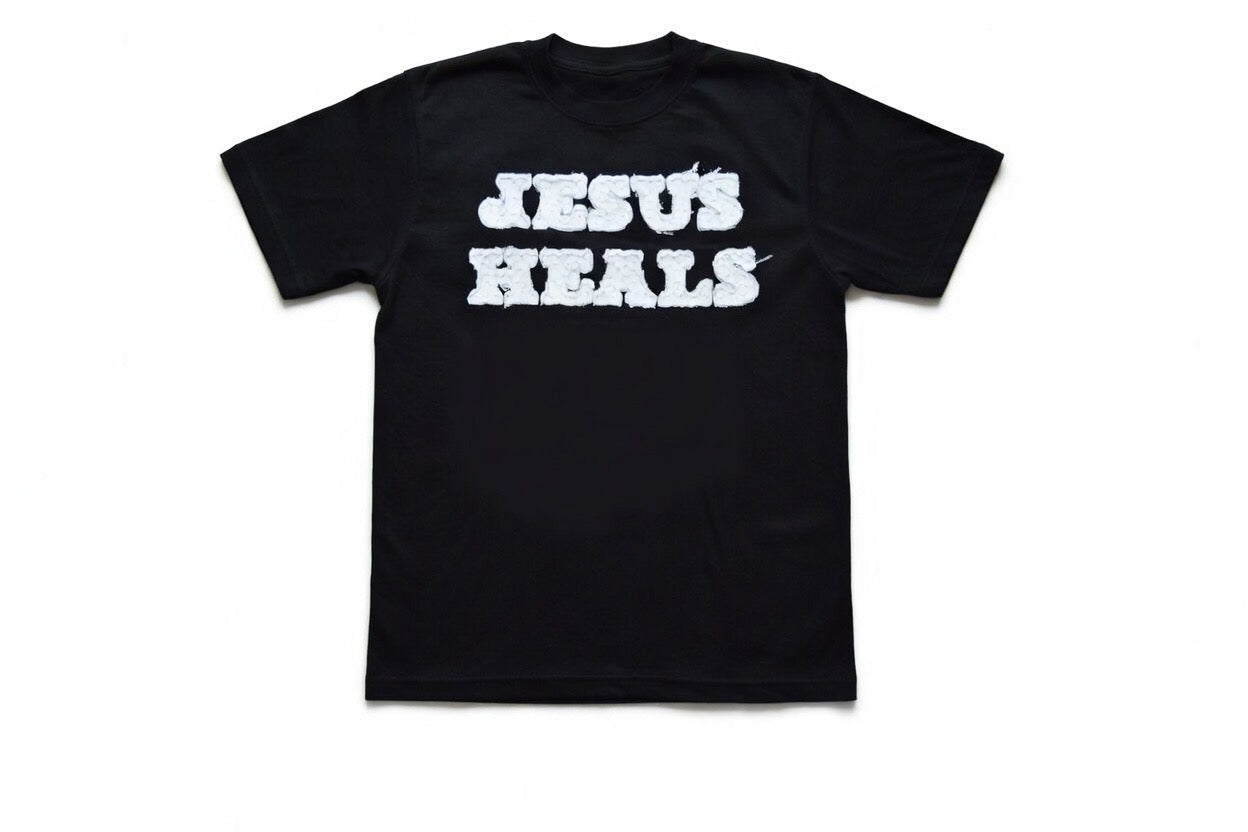 BLACK JESUS HEALS T-SHIRT